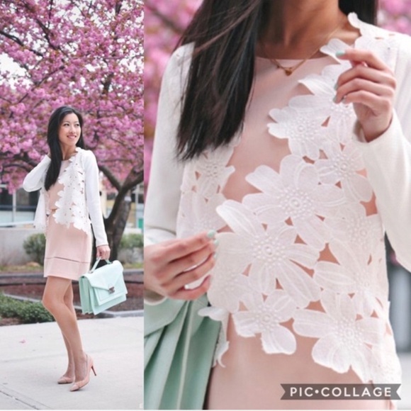 SUNDAY IN BROOKLYN Anthropologie ‘Snow On Daisies’ XS White Lace Embroidery NICE - Picture 2 of 16